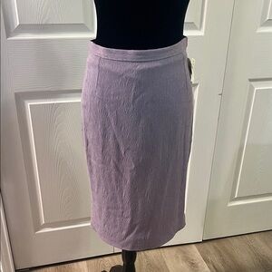 New Dolce & Gabbana Purple Pencil Skirt